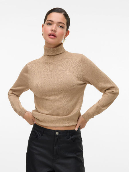 VMHAPPYGLITTER LS ROLLNECK PU