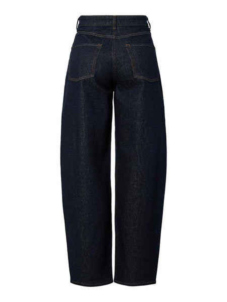 PCGRACE MW BARREL ANK JEANS N