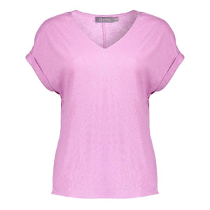 Top linen v neck 52103-47