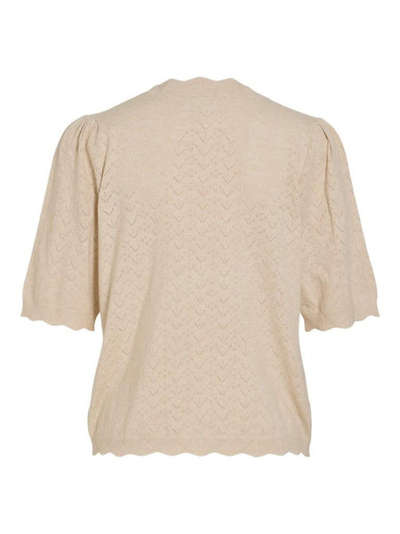 VIEMI O-NECK 2/4 SLEEVE KNIT