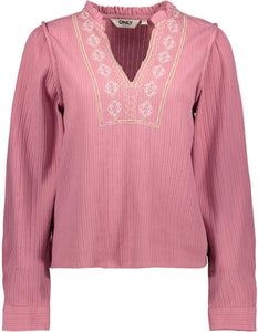 ONLEMMA LS DETAIL V-NECK TOP