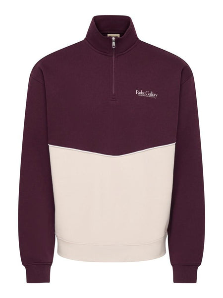 ONSCERES RLX HALF ZIP PARKS H