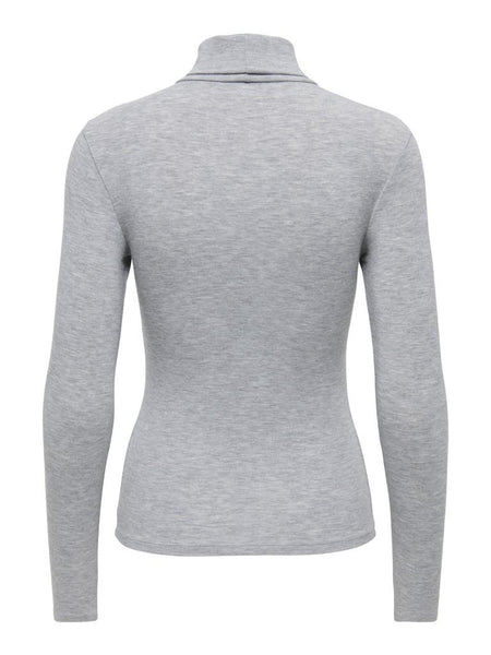 ONLGLAMOUR L/S ROLL-NECK TOP