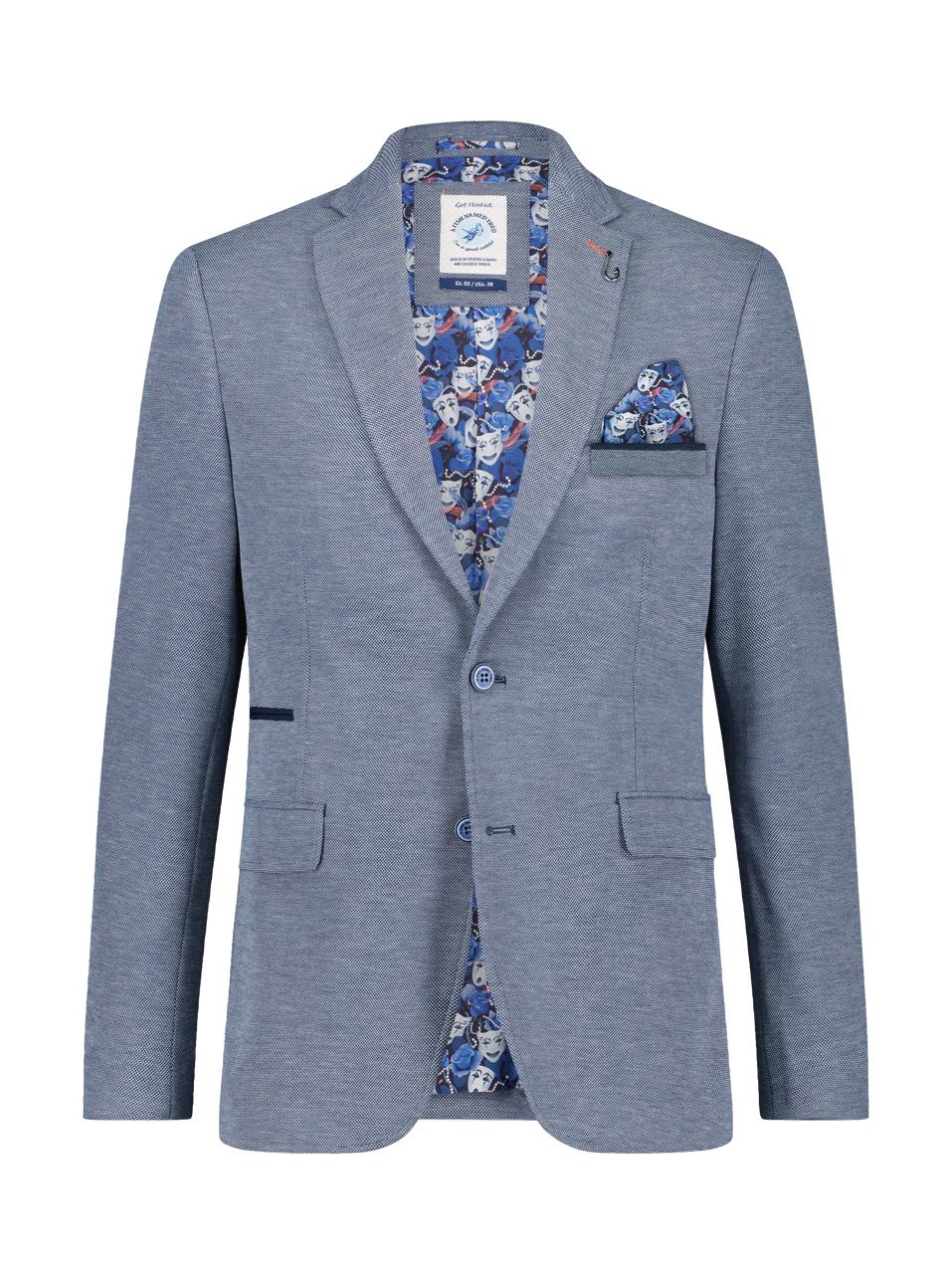 Colbert pique light blue