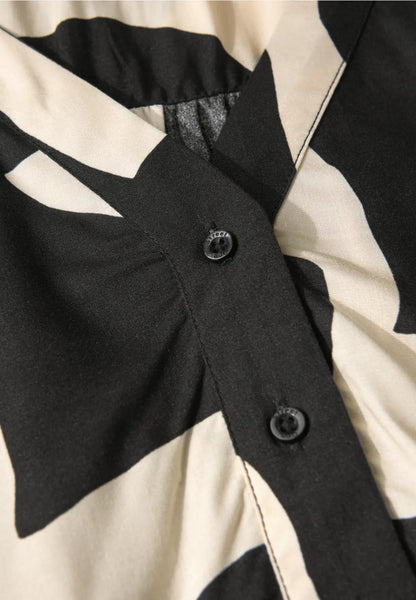 LTD QR Blouse Top w button pa