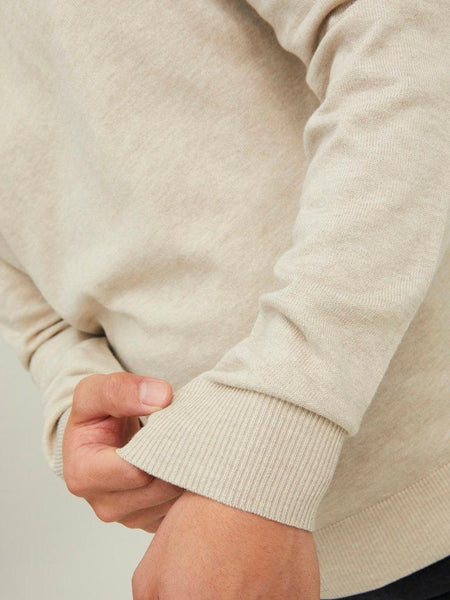 JJEEMIL KNIT HALF ZIP NOOS
