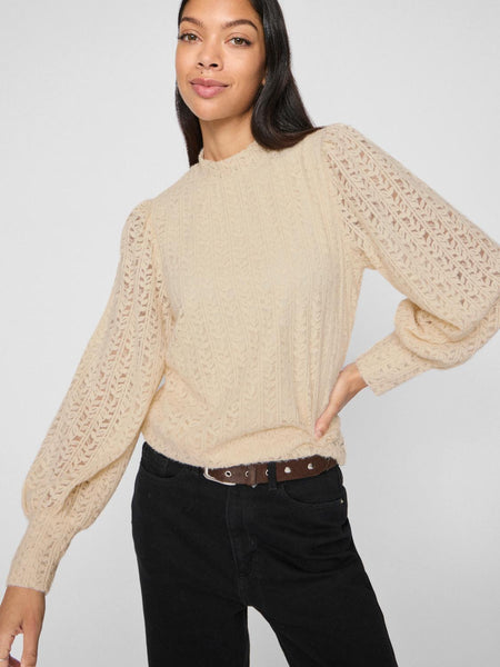 VIAMATA HIGH NECK L/S TOP/R