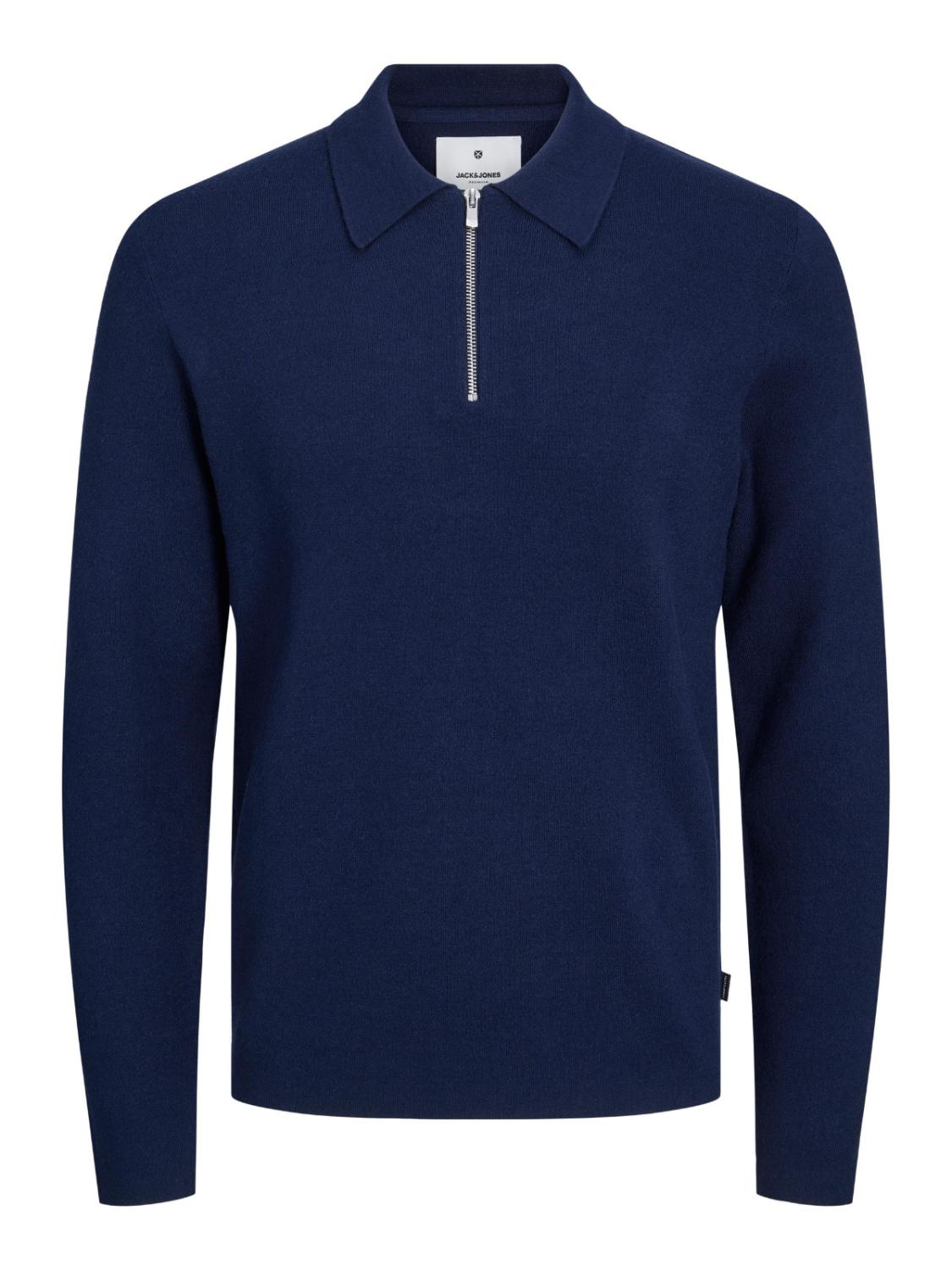 JPRBLASTALL KNIT HALF ZIP