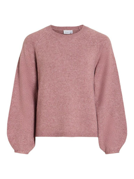 VISAPNA O-NECK L/S KNIT TOP/P