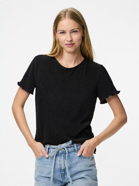 PCFLORA SS O-NECK TOP JRS BC