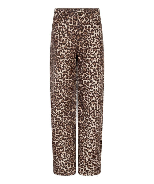 Trousers jeans scarlet leopard
