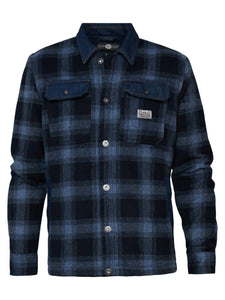 Shirt l/s check M-3030-SIL434
