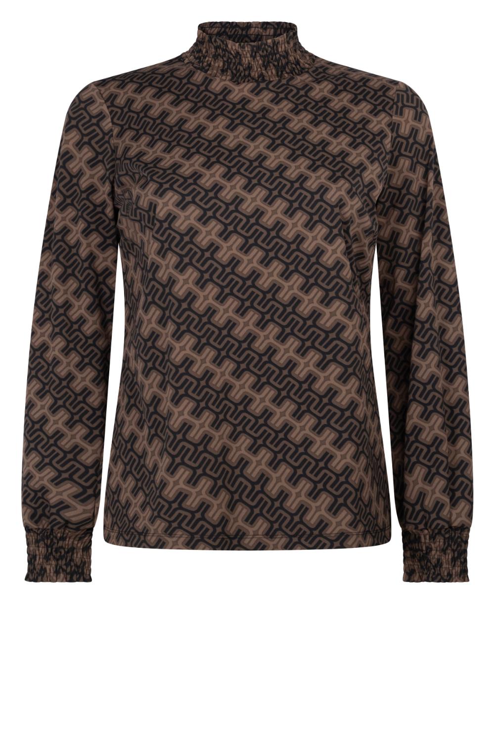 Printed travel blouse 235Fiona
