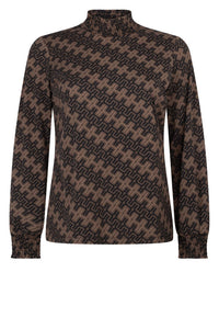 Printed travel blouse 235Fiona