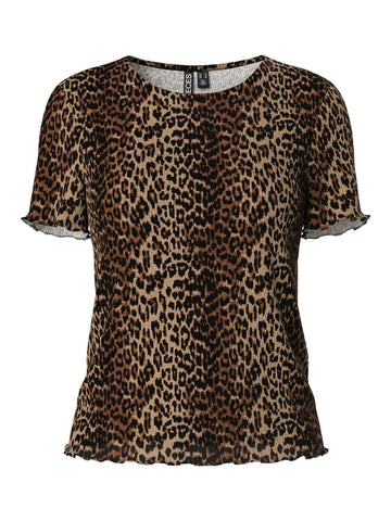 PCFLORA SS O-NECK TOP JRS BC