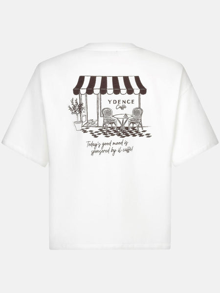 T-shirt ydence cafe white