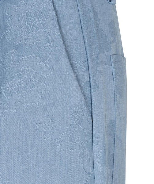 Trousers daisy jacquard