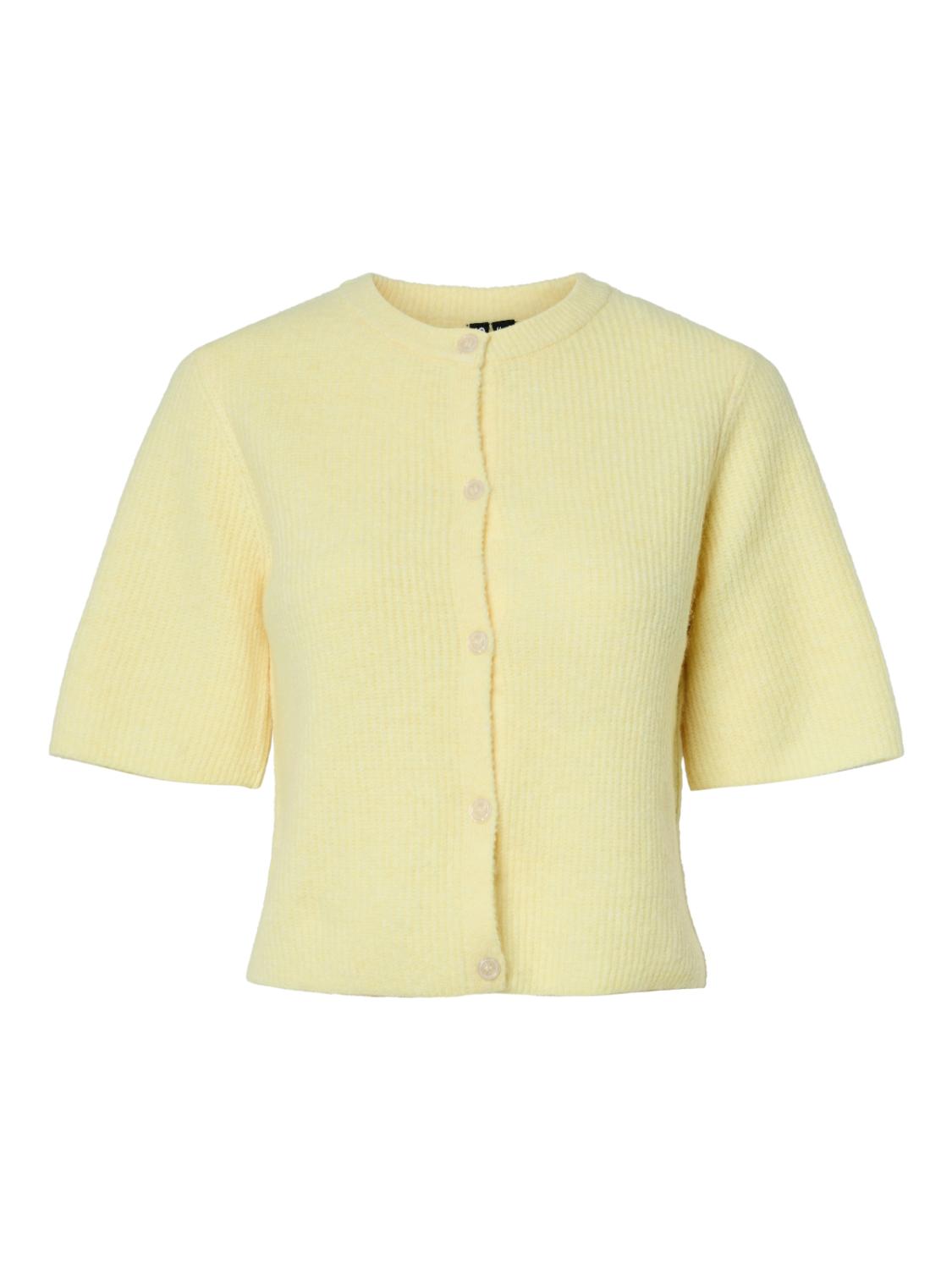 PCSILLY SS O-NECK KNIT CARDIG