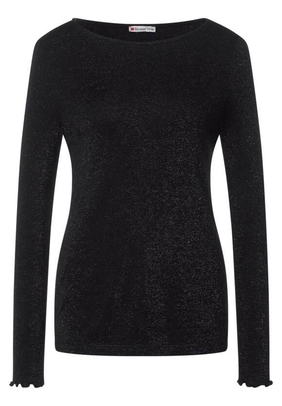 LTD QR basic lurex shirt