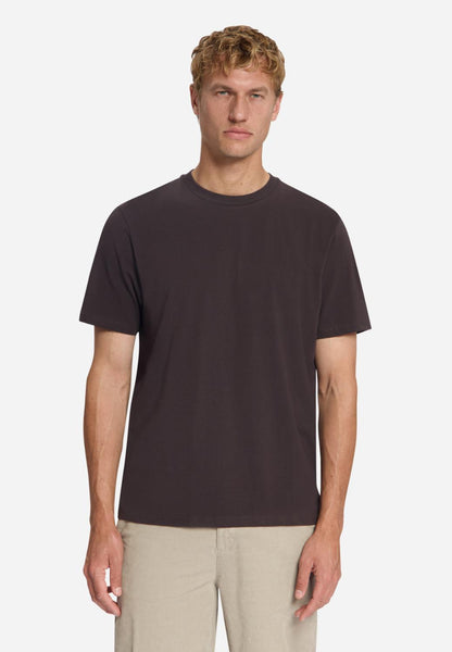 T-shirt crewneck dark brown
