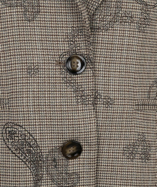Blazer paisley check