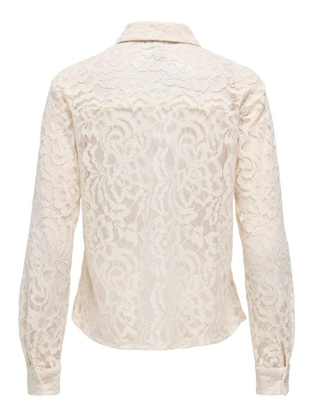 ONLBIRUN L/S LACE SHIRT WVN