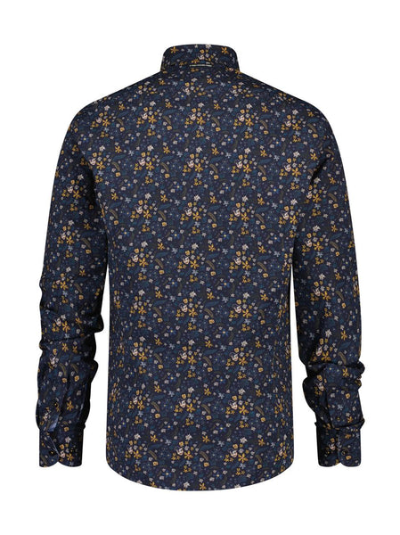 Shirt flower navy