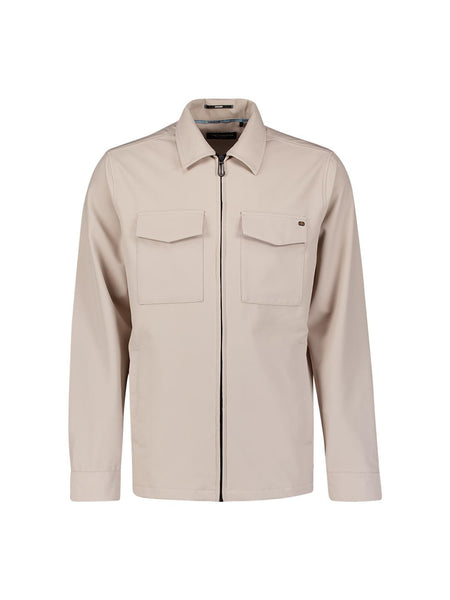 Overshirt full zip sedoc stone