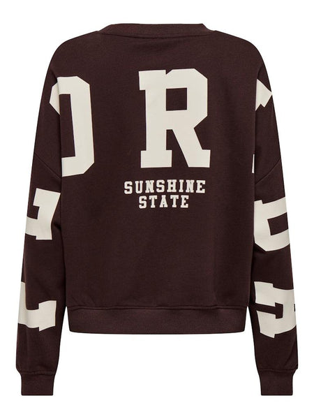 ONLSWEAT L/S BACK/SLEEVE PRIN