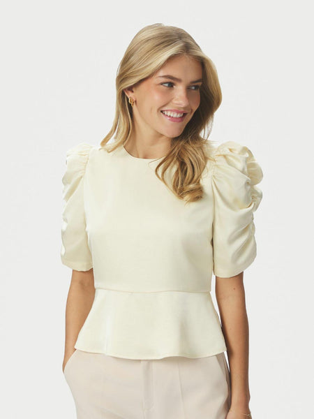 Benua heavy sateen blouse