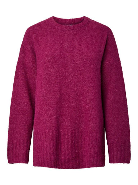 PCTINA LS O-NECK KNIT NOOS