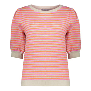 Pullover stripes short sleeve