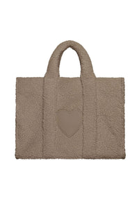 Teddy shopper with heart sand