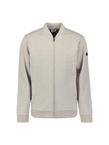 Sweater full zip sand