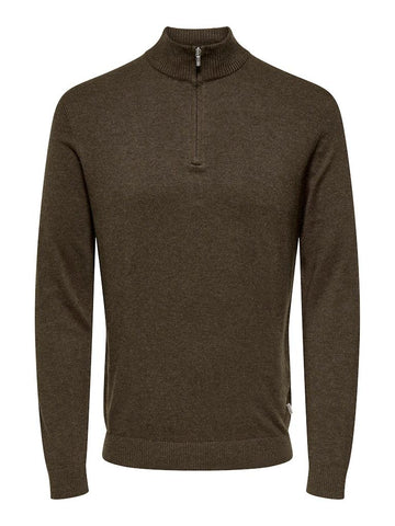 ONSLOUI REG 12 MEL HALF ZIP K