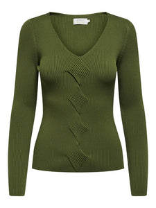 ONLSANDY LS DETAIL V-NECK CC