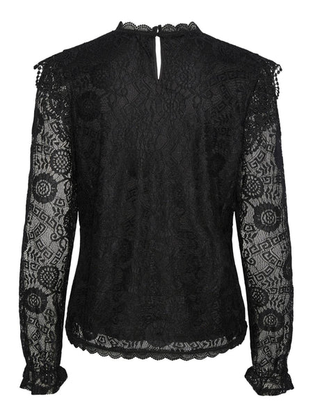 PCOLLINE LS LACE TOP NOOS BC