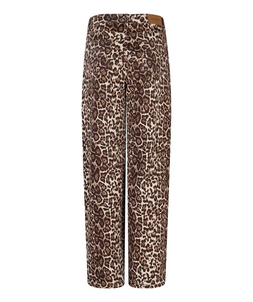 Trousers jeans scarlet leopard