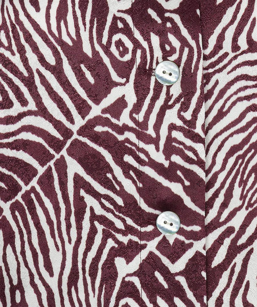 Blouse wide s/slve Zebra