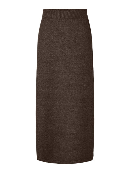 PCSALLY MW ANKLE SKIRT KNT CP