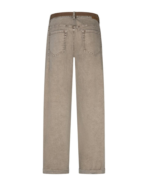 Korine & belt washed twill co