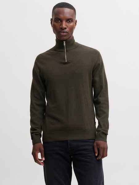 JJEEMIL KNIT HALF ZIP NOOS