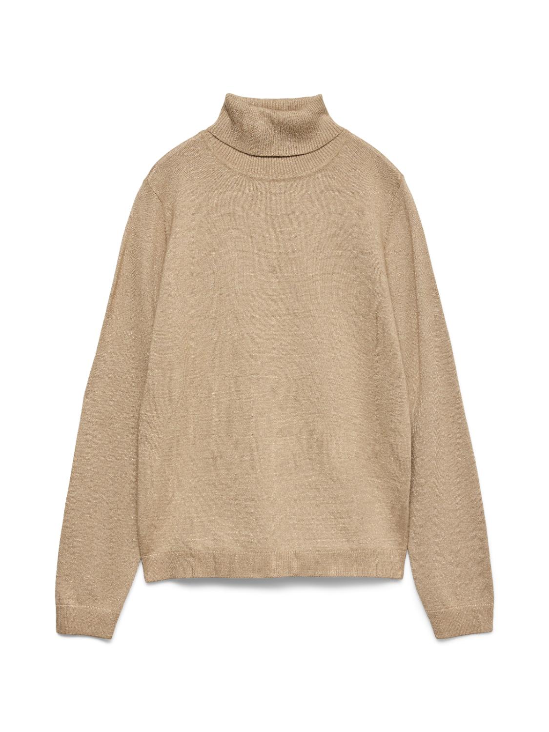 VMHAPPYGLITTER LS ROLLNECK PU