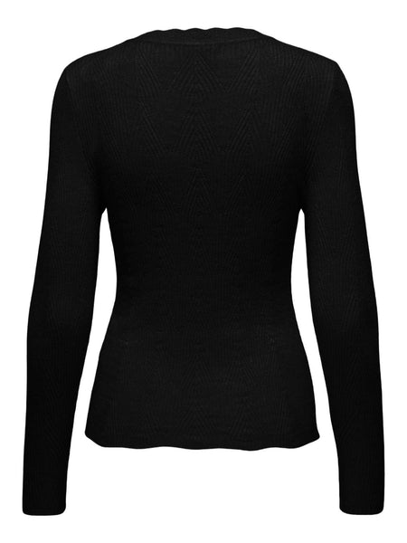 ONLMAI LS STRUCT O-NECK CC KN