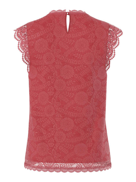 PCOLLINE SL LACE TOP WVN NOOS