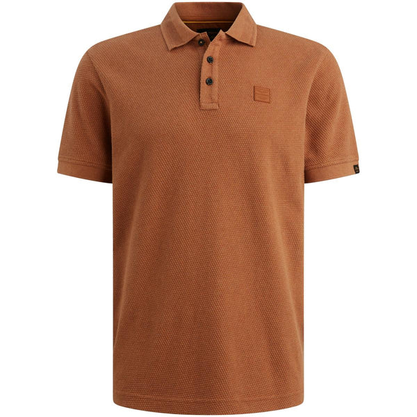 Short sleeve polo popcorn jer