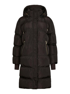Lucette puffer jacket brown