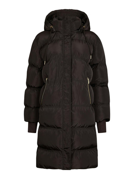 Lucette puffer jacket brown