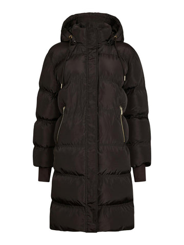 Lucette puffer jacket brown