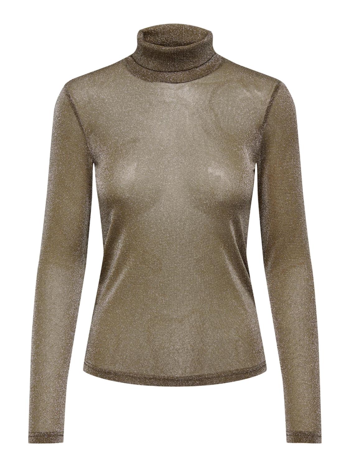 ONLAMERA GLITTER L/S ROLLNECK
